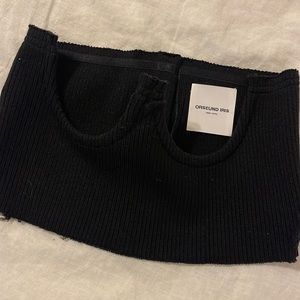 Orseund Iris Knit Black Corset